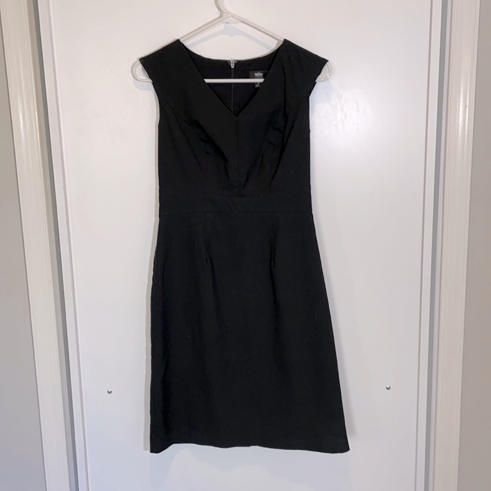 Sleeveless Black Pencil Dress